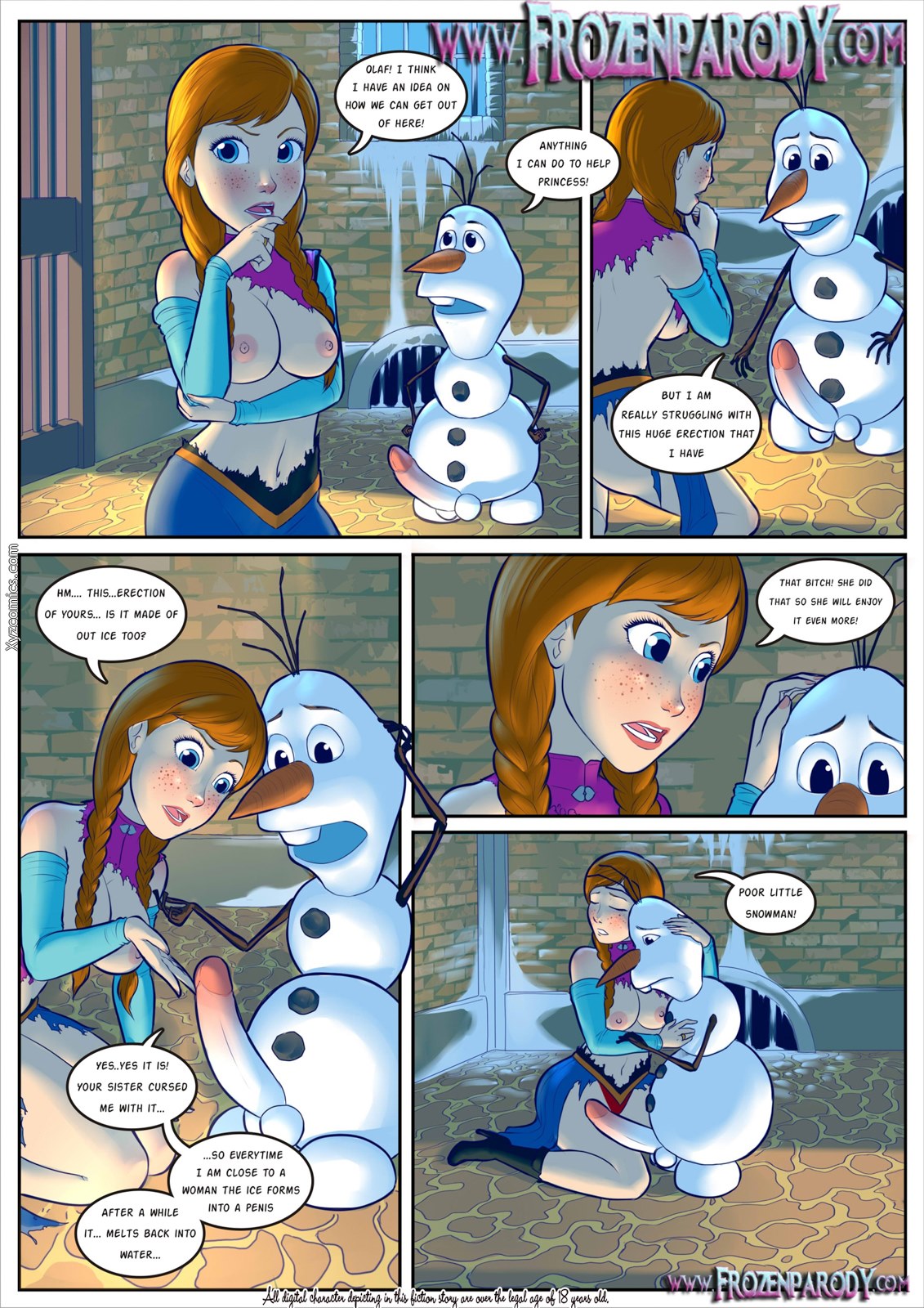 Frozen Parody 3 page 1 full
