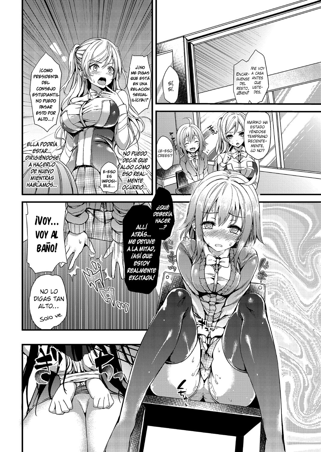 Kinyoku-bu ~Joseito-tachi ni Choukyou Seikyouiku Jisshuu~ | Club de la Abstinencia ~Entrenamiento Sexual Práctico Para Estudiantes Femeninas~ Ch 2 page 10 full