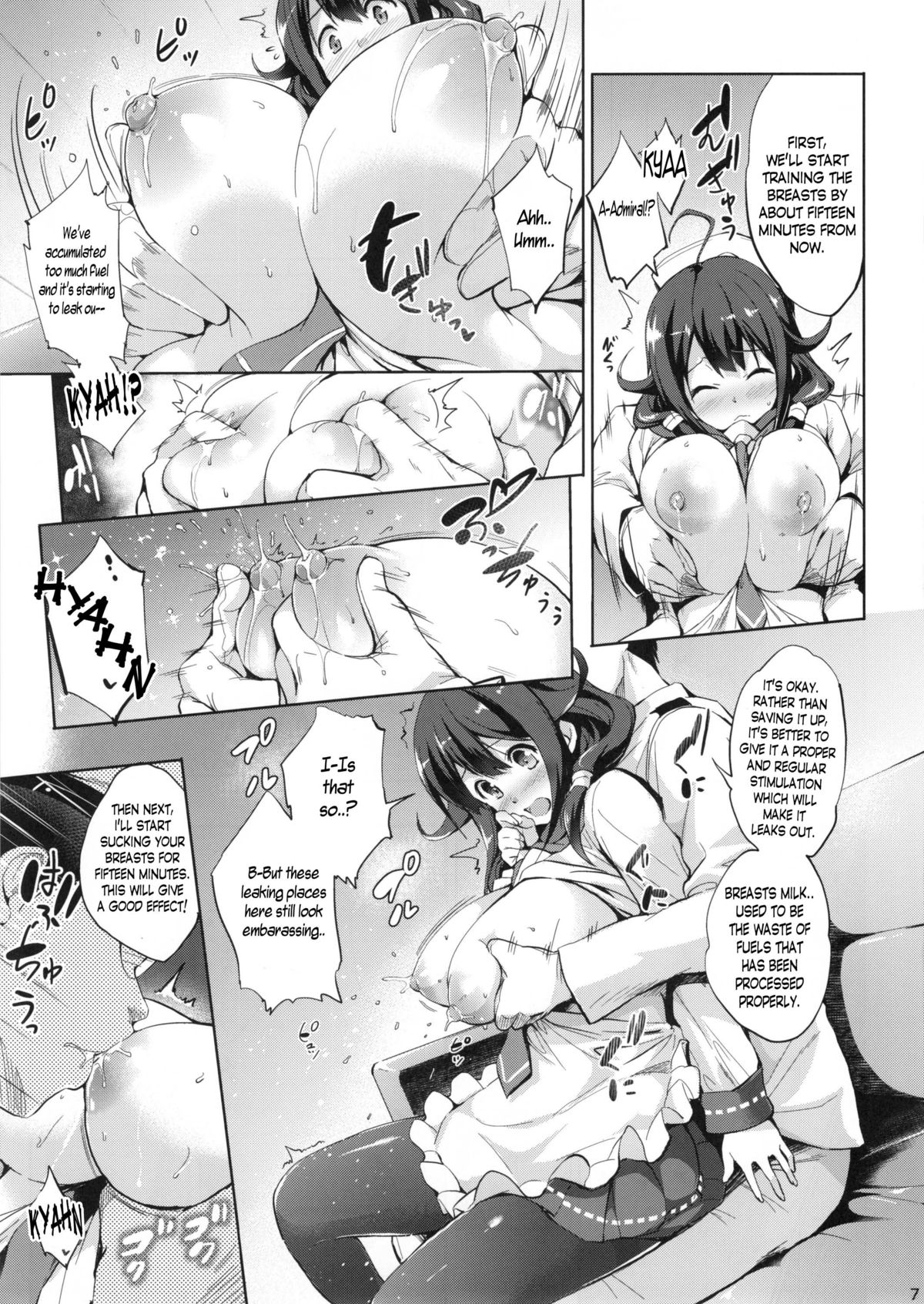 Taigei Ikunyu Nisshi | Taigei's Breasts Care Diary   =CaunhTL= page 7 full