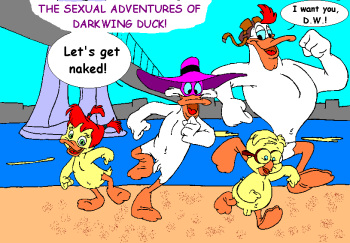 The Sexual Adventures of Darkwing Duck cover