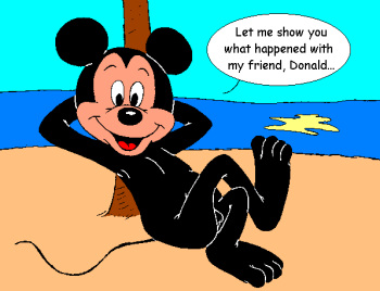 Donald does Dewey cover