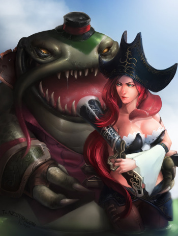 Miss Fortune x Tahm Kench cover