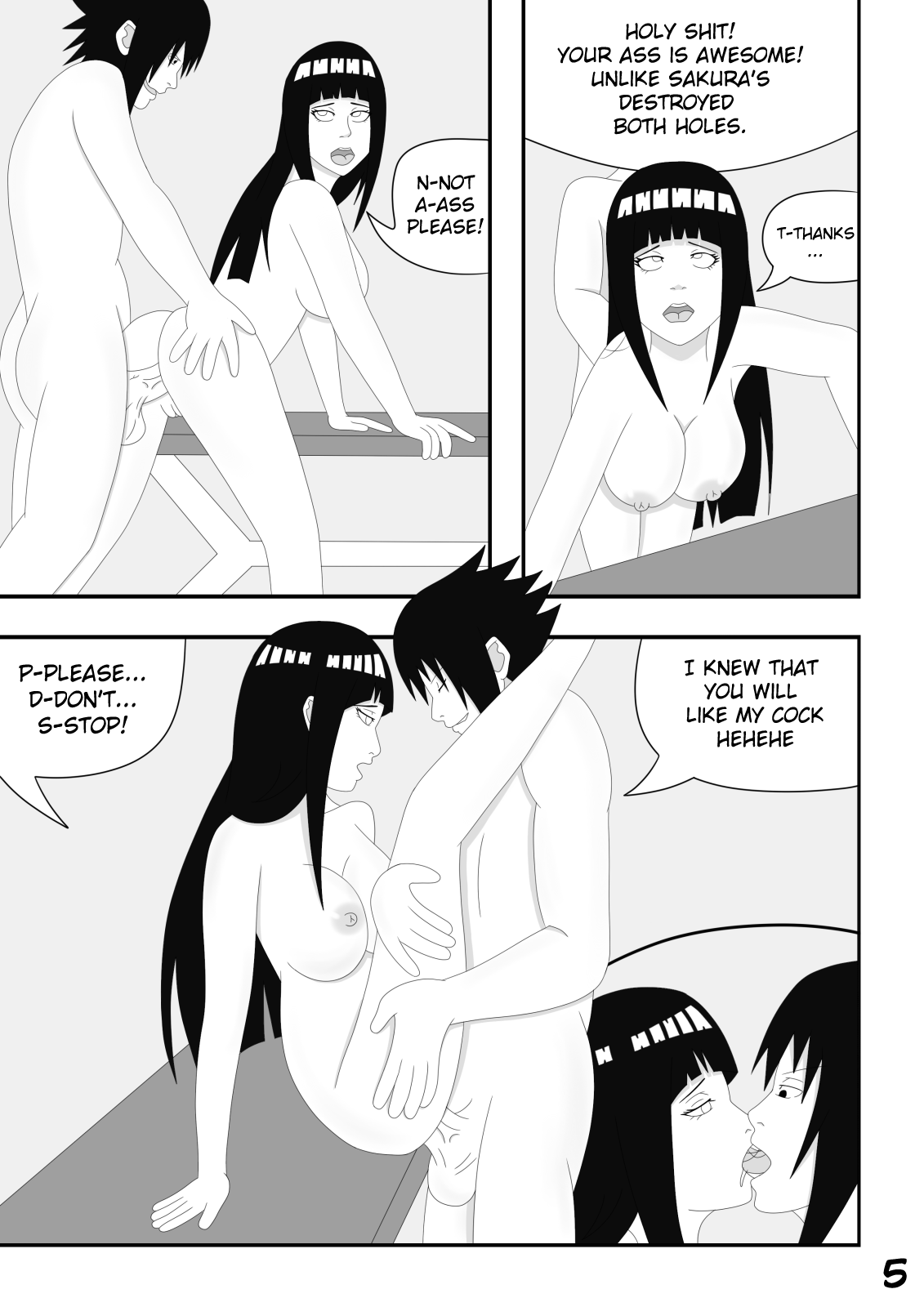SasuHina comic page 5 full