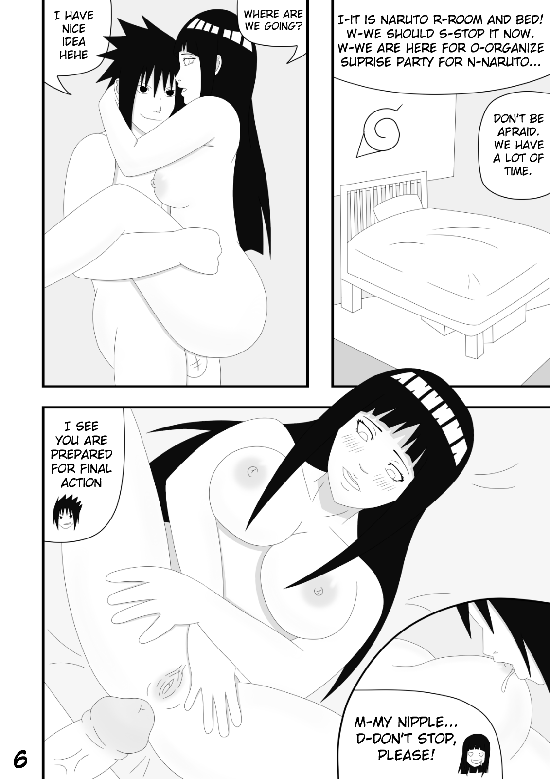 SasuHina comic page 6 full