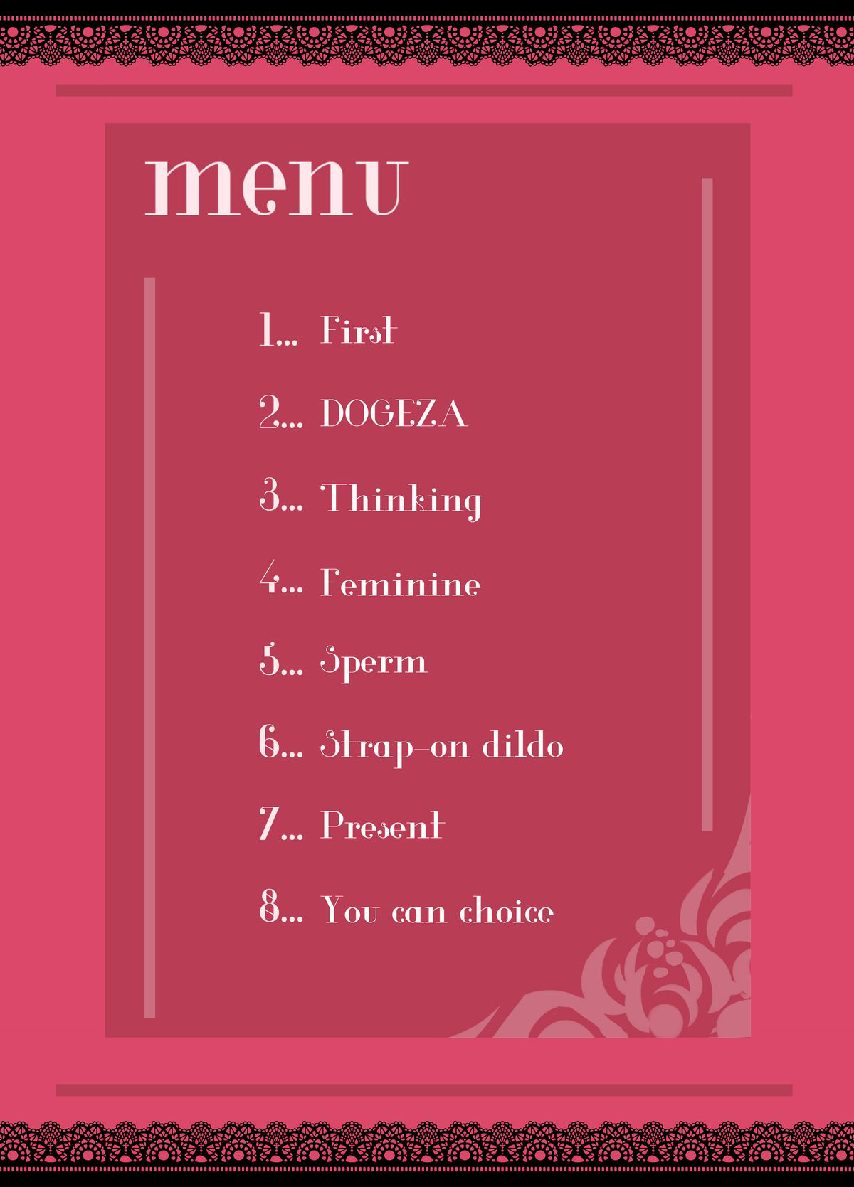 "SISSY A LA CARTE 4" ~Netorare Otokonoko, Teisoutai Kanri Mesuka Choukyou~ page 2 full