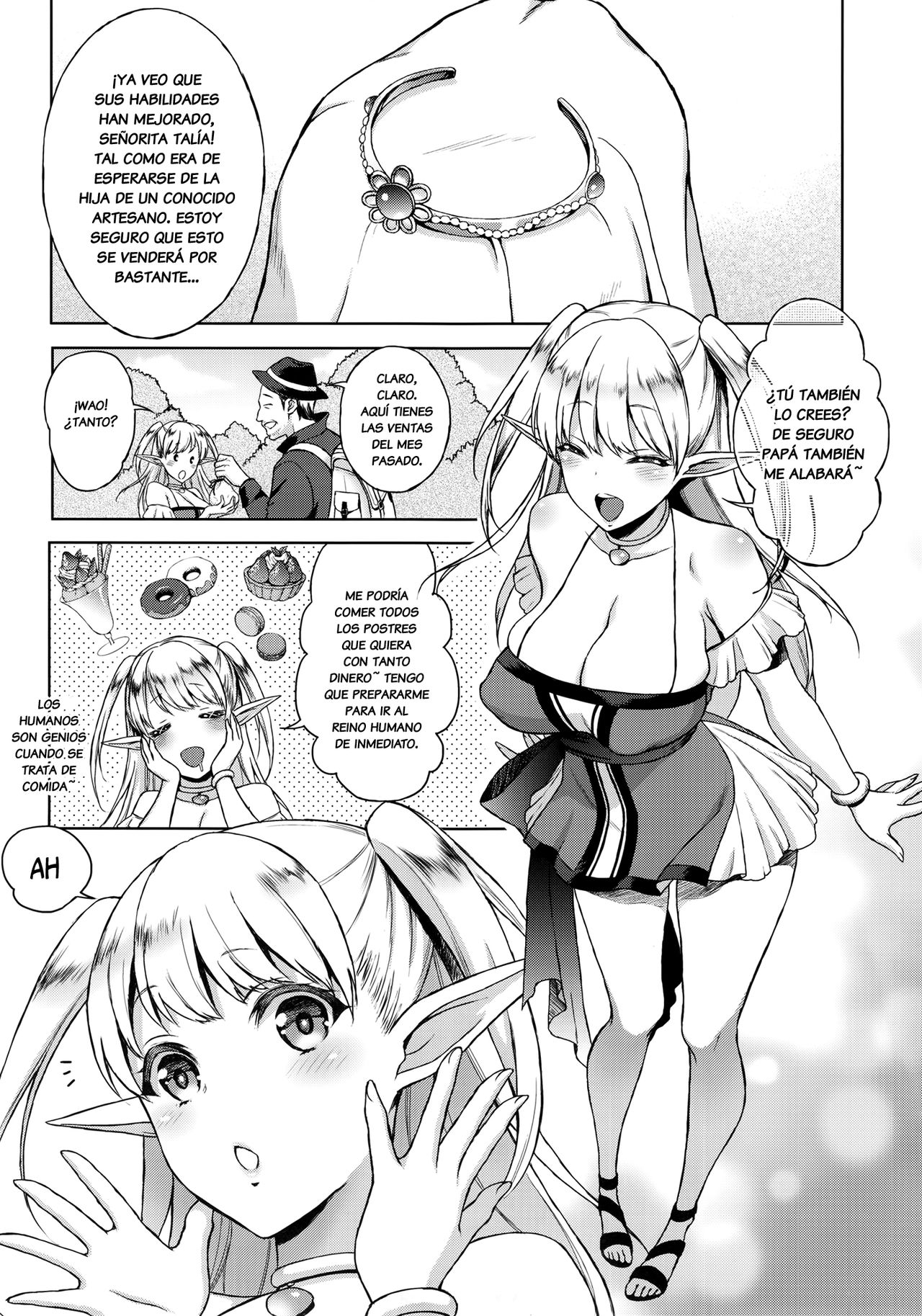 Kaihana - Ochita Elf Tsuma page 5 full
