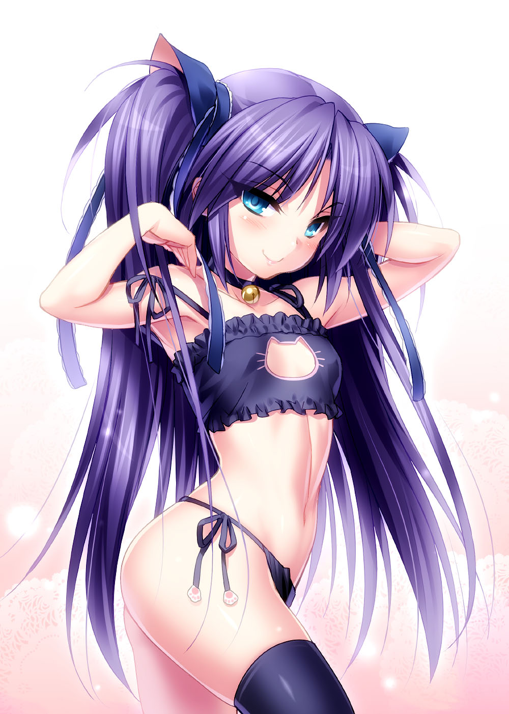 Cat Keyhole Bra page 4 full