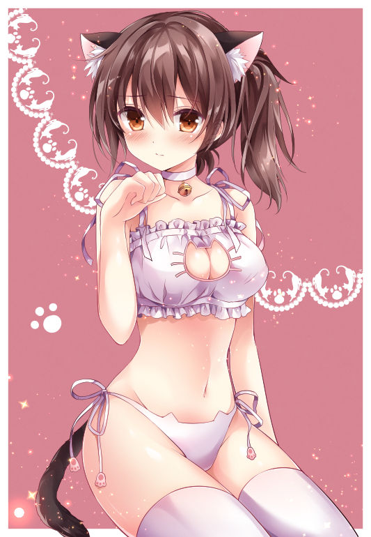 Cat Keyhole Bra page 5 full
