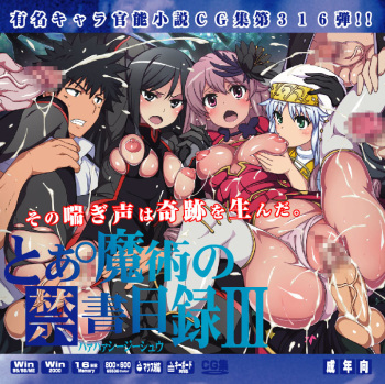 Yuumei Chara Kannou Shousetsu CG Shuu No. 316!! Toaru Majutsu no Index 3 HaaHaa CG Shuu cover