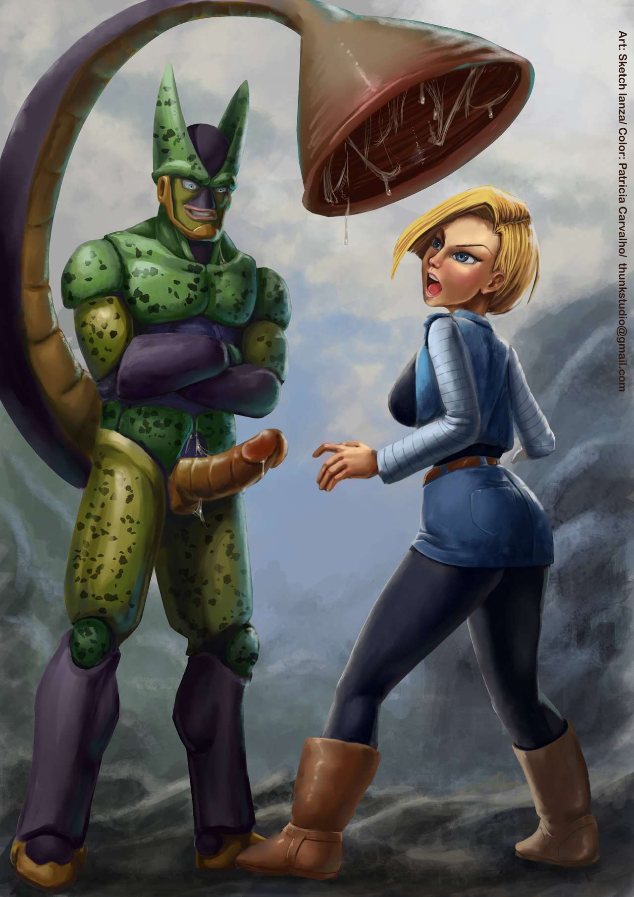 Cell Absorbs Android 18 page 1 full