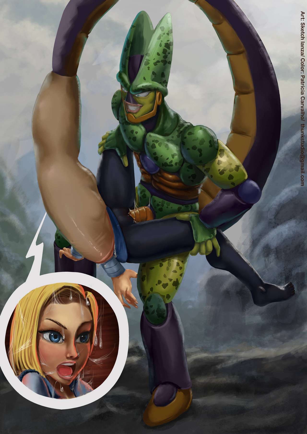 Cell Absorbs Android 18 page 3 full