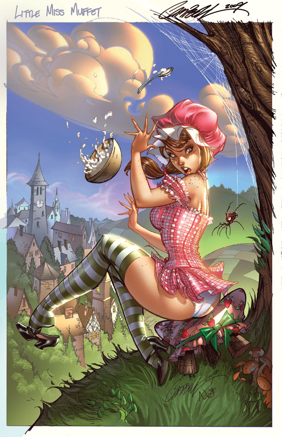 Little Miss Muffet page 8 full