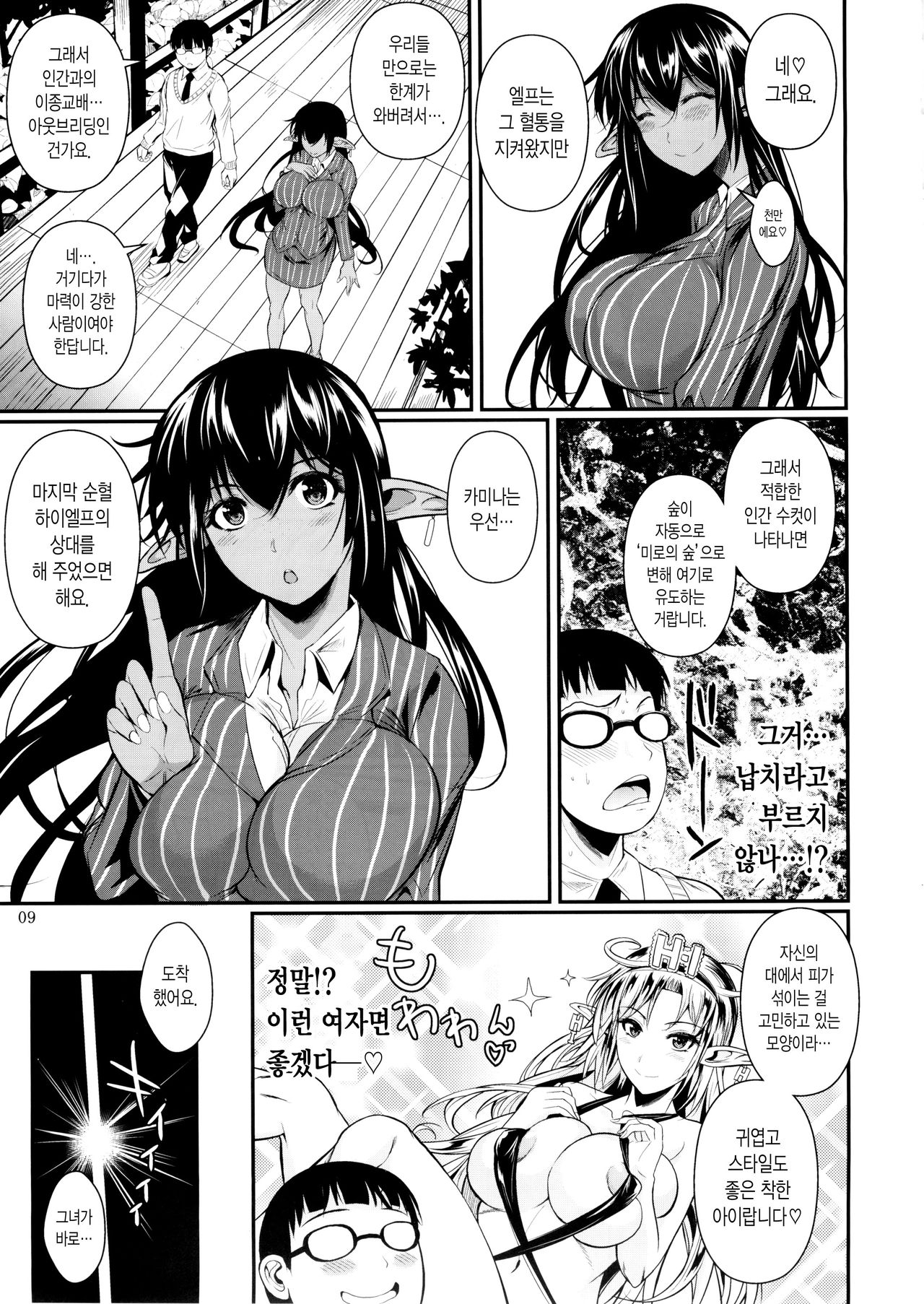 High Elf × High School page 10 full