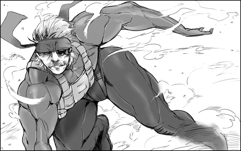 Collection: Metal gear Solid: Solid snake and Old Snake - Yaoi Bara page 9 full