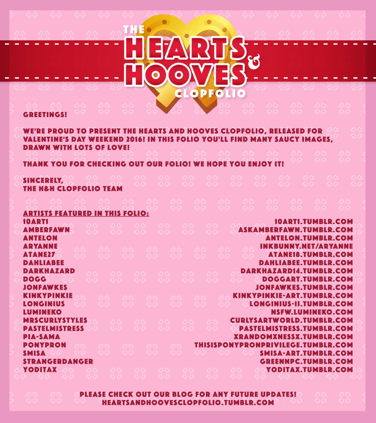Hearts and Hooves Clopfolio page 2 full