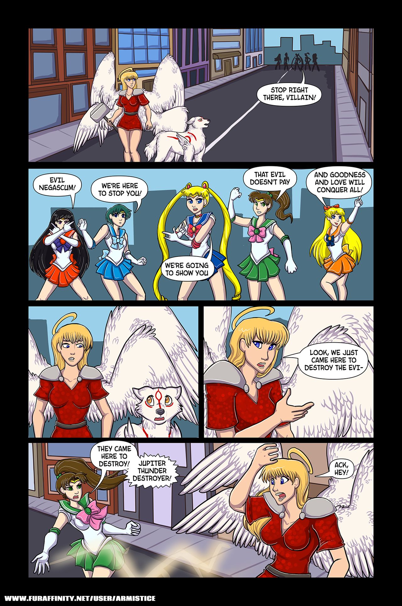 Angel &amp; Ameratsu Vs... Not Evil?! page 2 full