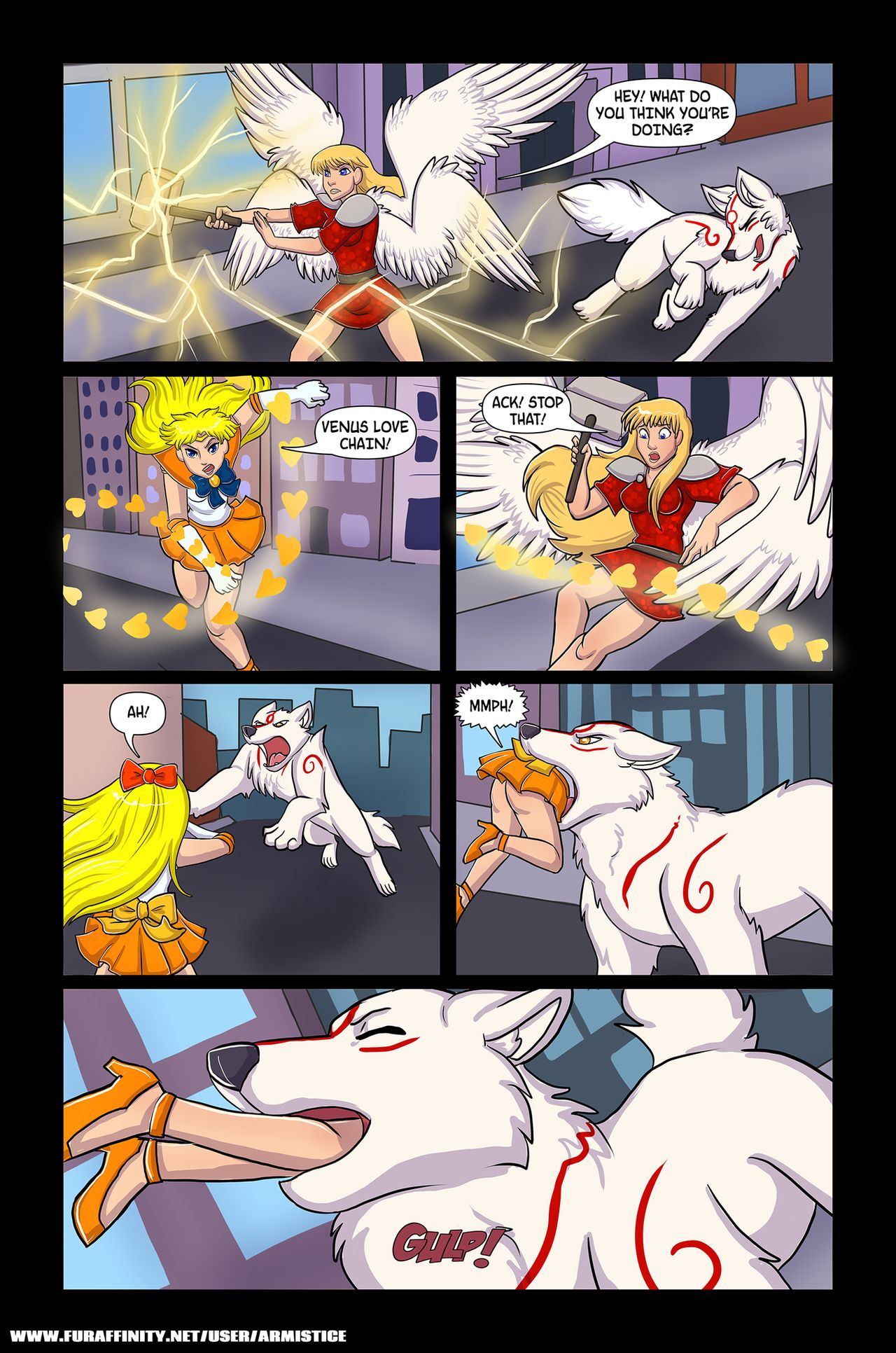Angel &amp; Ameratsu Vs... Not Evil?! page 3 full