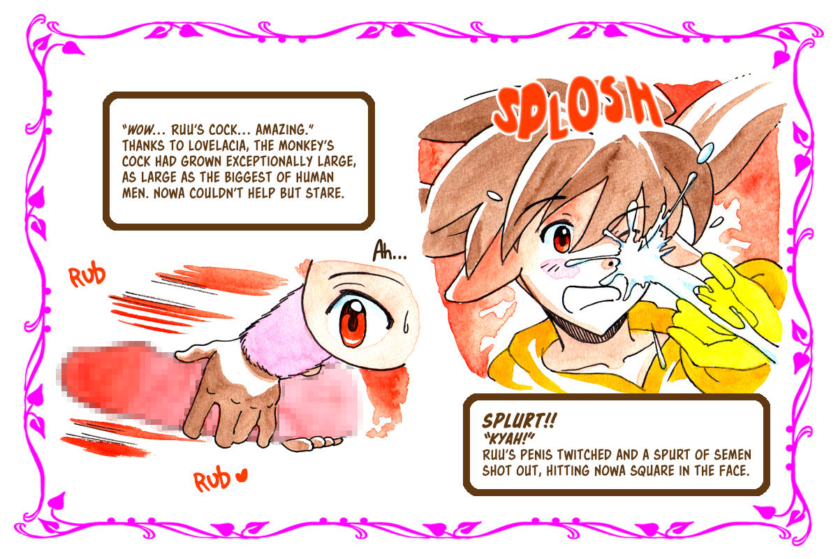 Love Blade ~Futari wa Nakayoshi~ Shoujo to Osaru no Kozukuri Nikki | Love Blade ~Two Soulmates~ A Monkey and a Girl's Baby-Making Tale page 8 full