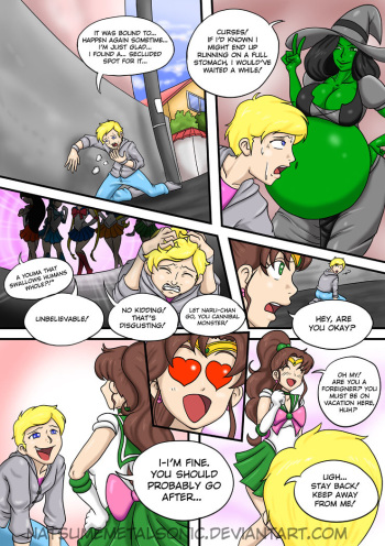 Sailor Jupiter in the Vore Trap cover