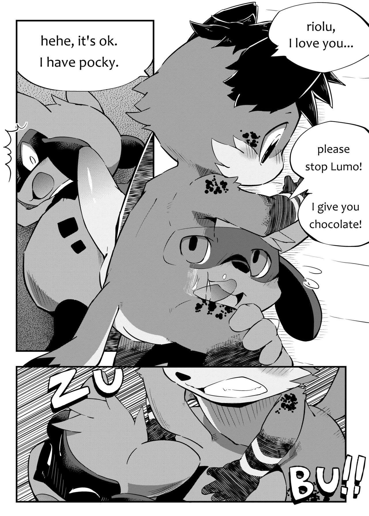 Ofuro - Lumo &amp; Riolu page 6 full