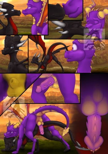 Spyro and Cynder cover