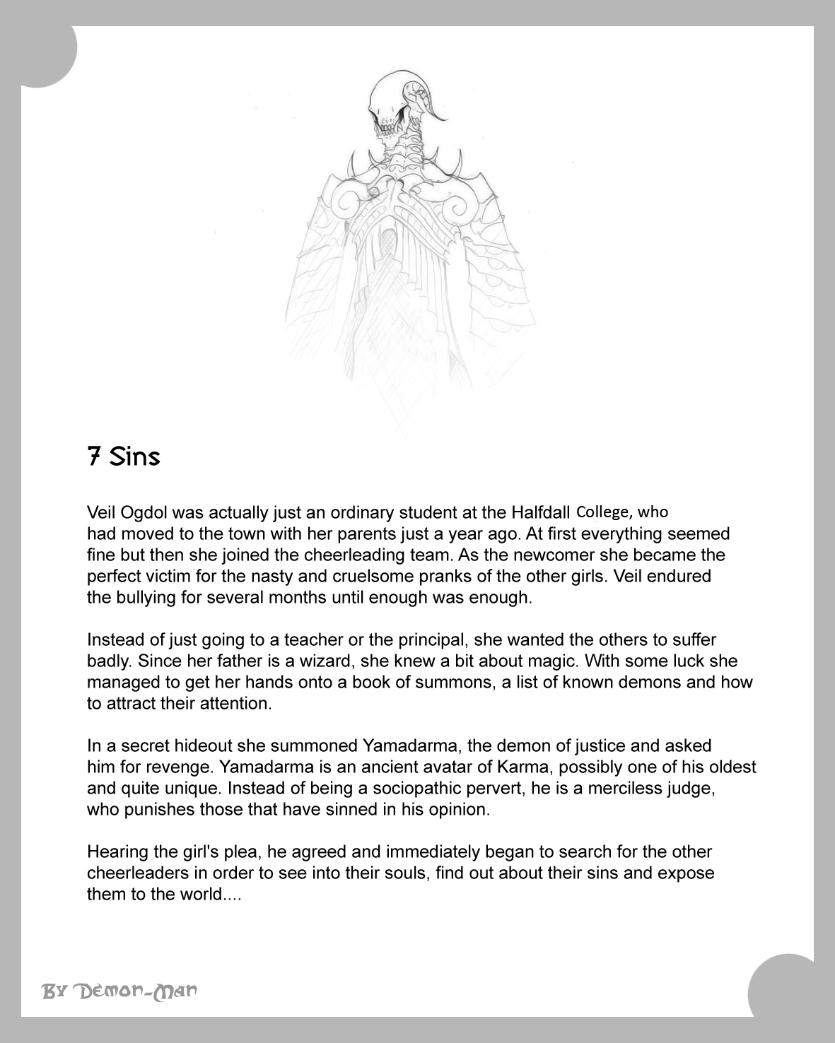Seven Sins by Demon-man page 1 full