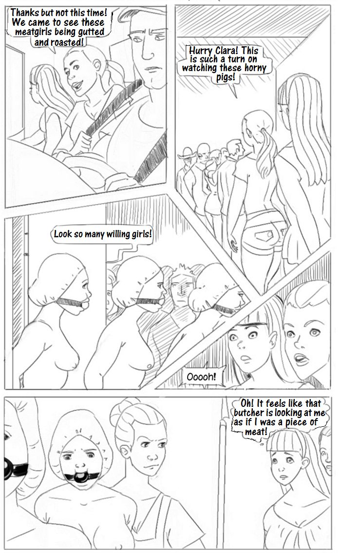 Meat Girls Ch. 1 - Visitors Day page 3 full