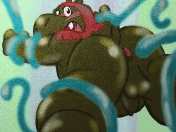 hippo gives a tentacle of a spectaclem cover