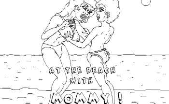 At the Beach With Mommy! cover