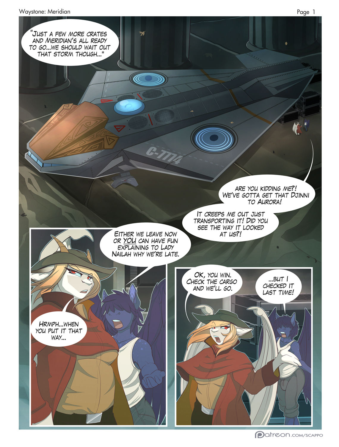 Waystone: Meridian page 1 full