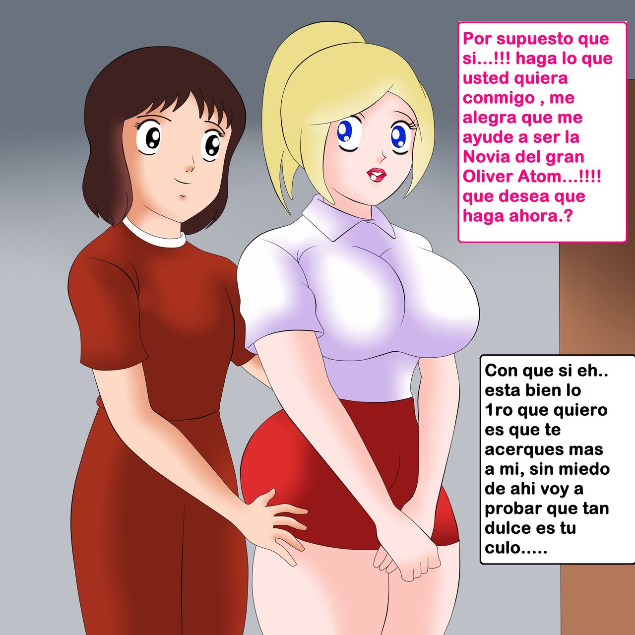 CAPITAN TSUBASA... EPISODIO YURI " PATTY LA PROBADORA" page 8 full