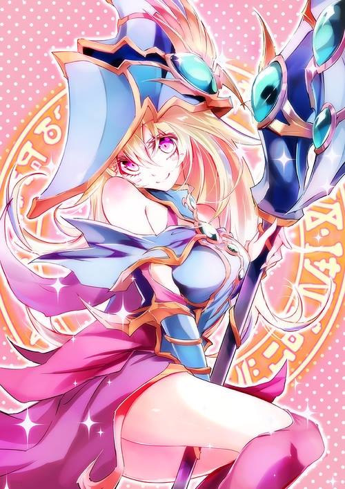 Dark Magician Girl, And Blaz Blue Cats page 1 full