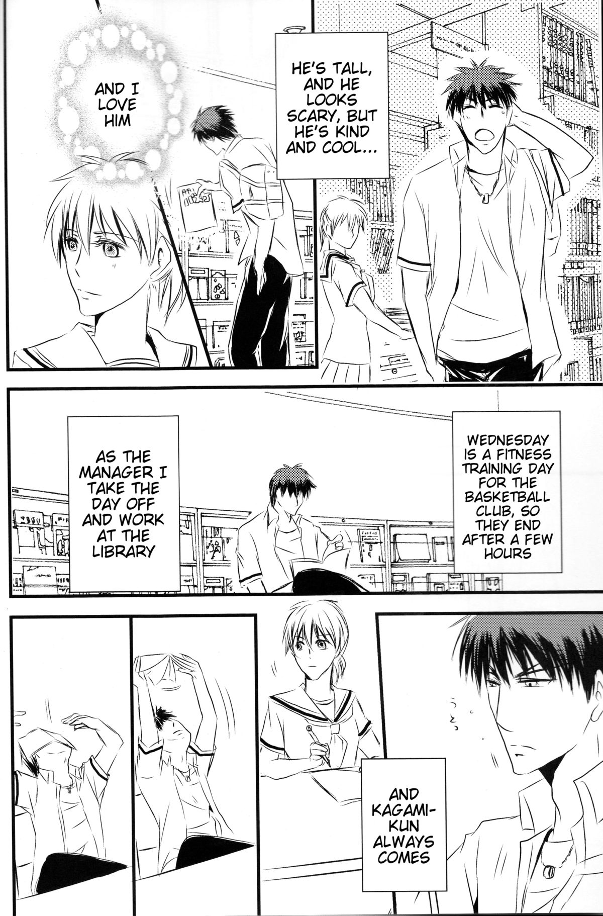 Toshoshitsu no Kajin-kun page 3 full