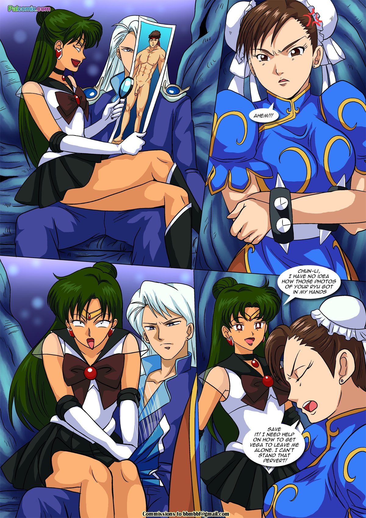 Vega vs Chun Li - Crotch Wars page 4 full