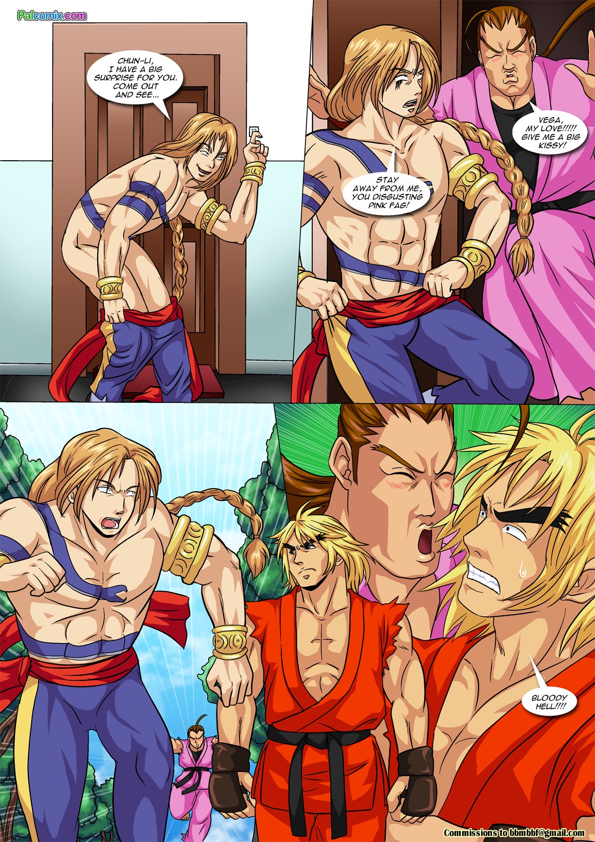 Vega vs Chun Li - Crotch Wars page 6 full