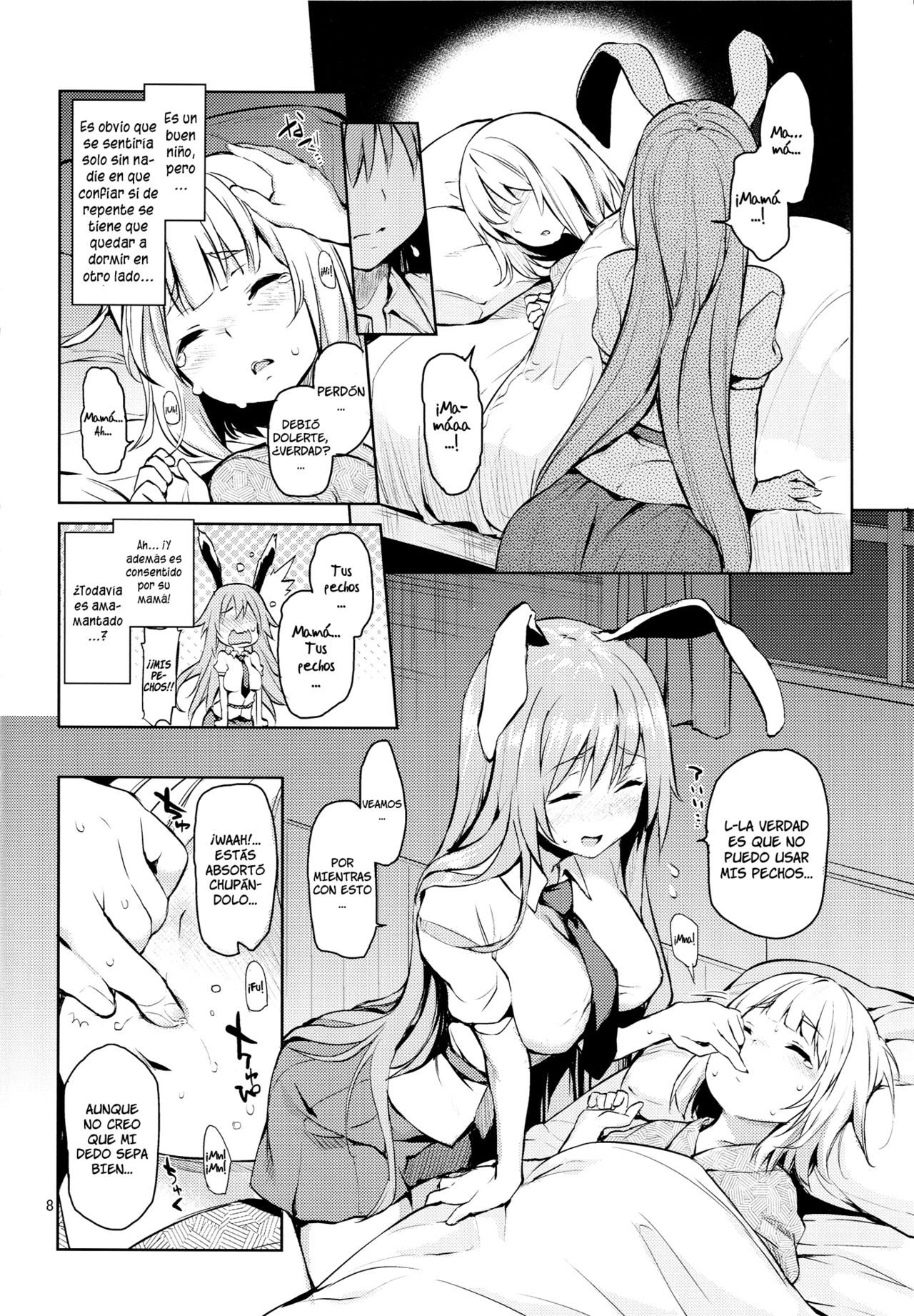 Suwasete Kudasai Udonge-mama! | ¡Déjame Chuparlas Por Favor, Udonge-Mamá!   =P666HF= page 8 full