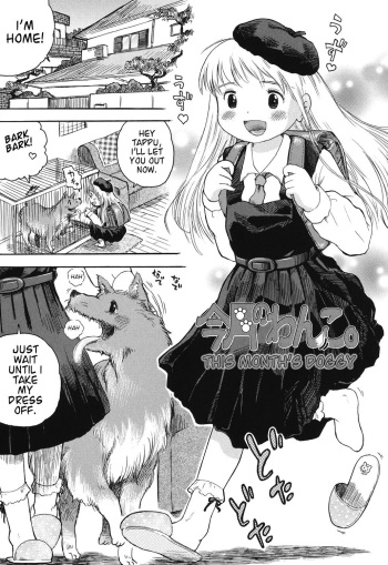 Kongetsu no Wanko. | This Month's Doggy cover