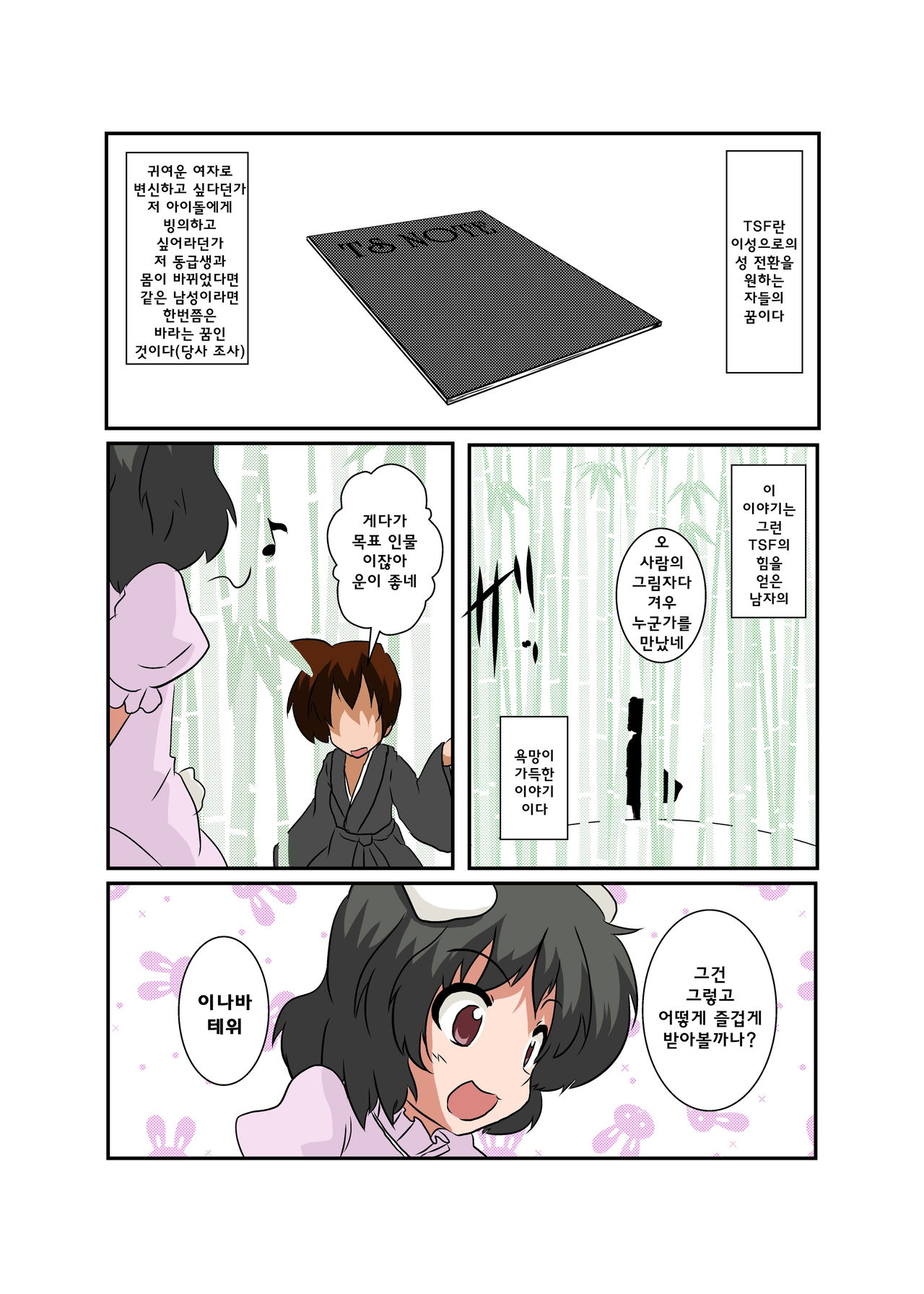 Touhou TS Monogatari ~Tewi Hen~ page 4 full