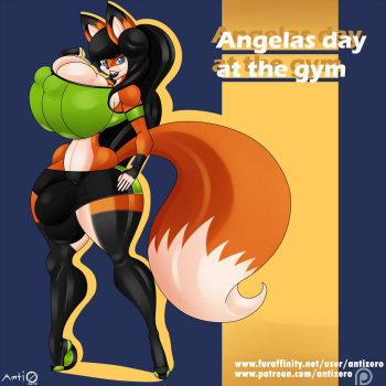 Angela's day at the gym cover