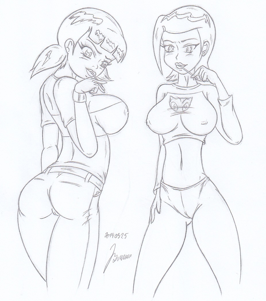 Gwen Tennyson_ ben10_My miny Sketches work_4 page 5 full
