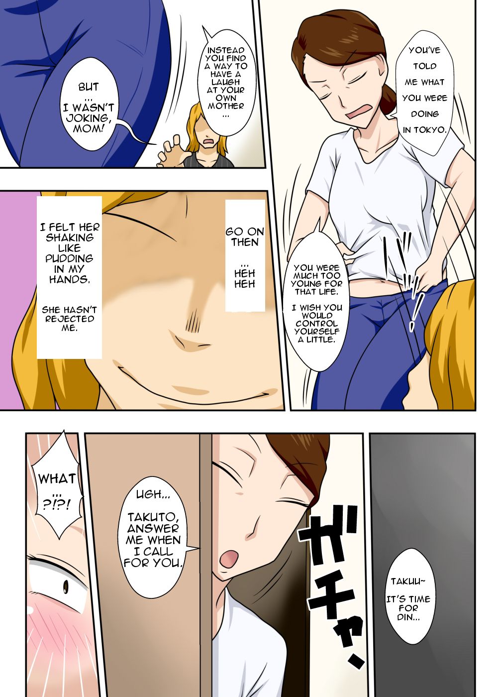 Kaette Kita Musuko ga Kinpatsu Yarichin | My Son Returned as a Blond Man-Slut page 10 full