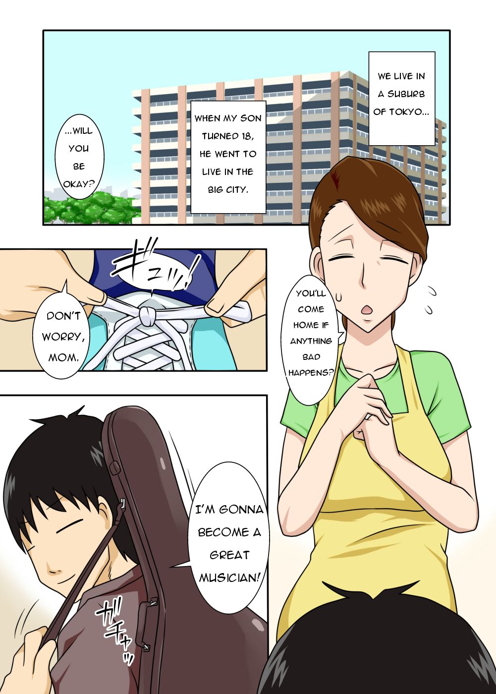 Kaette Kita Musuko ga Kinpatsu Yarichin | My Son Returned as a Blond Man-Slut page 2 full