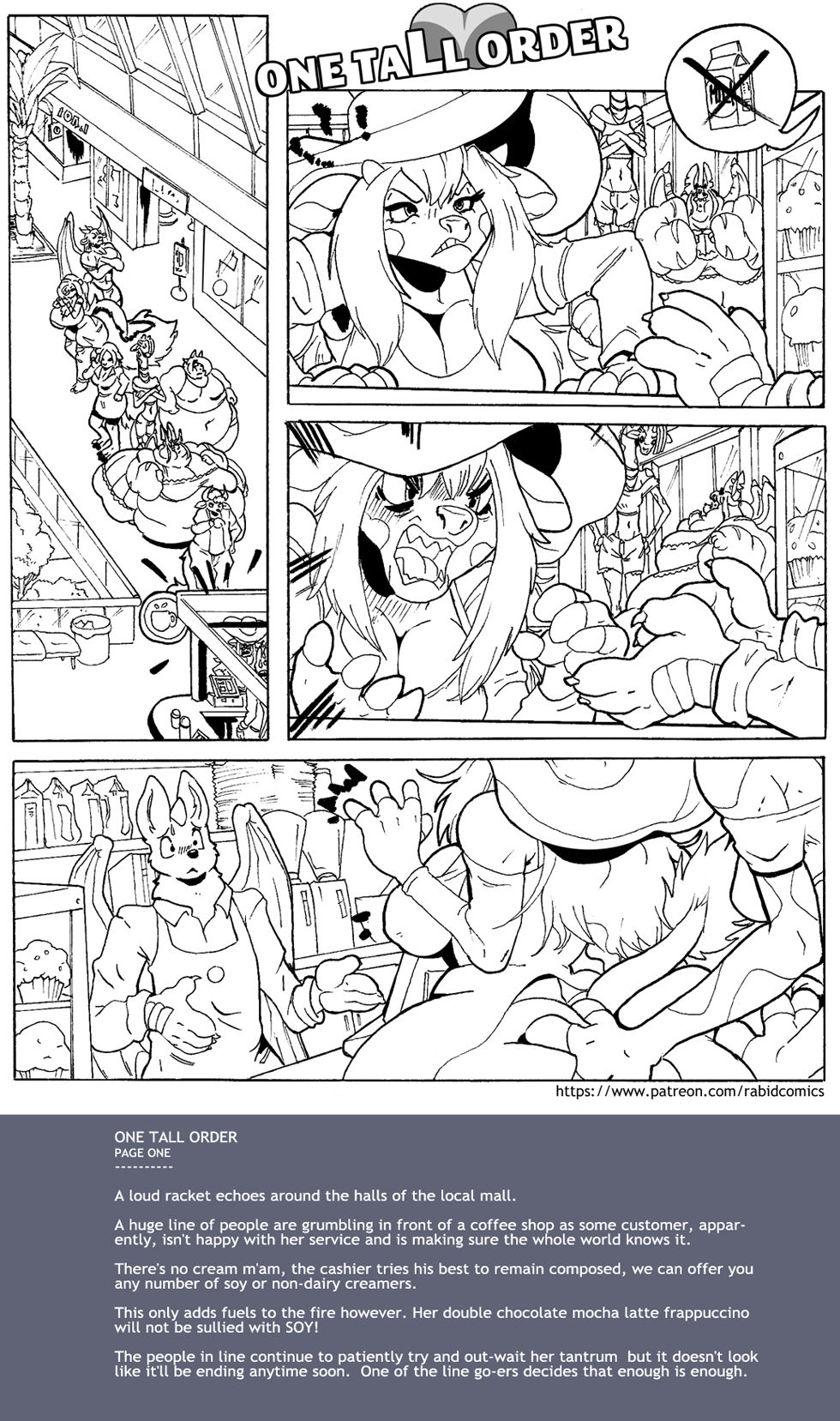 One Tall Order page 1 full