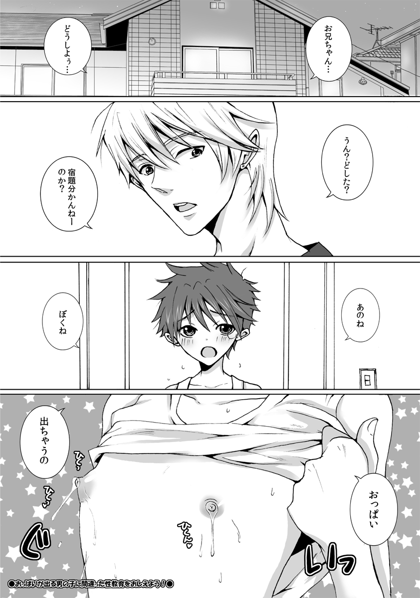 Oppai ga Deru Otokonoko ni Machigatta Seikyouiku o Oshieyou! page 2 full