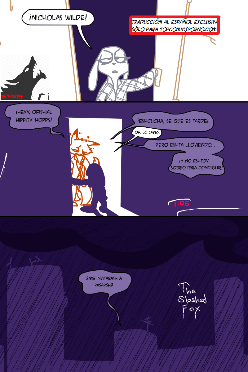 The sloshed fox page 1 full