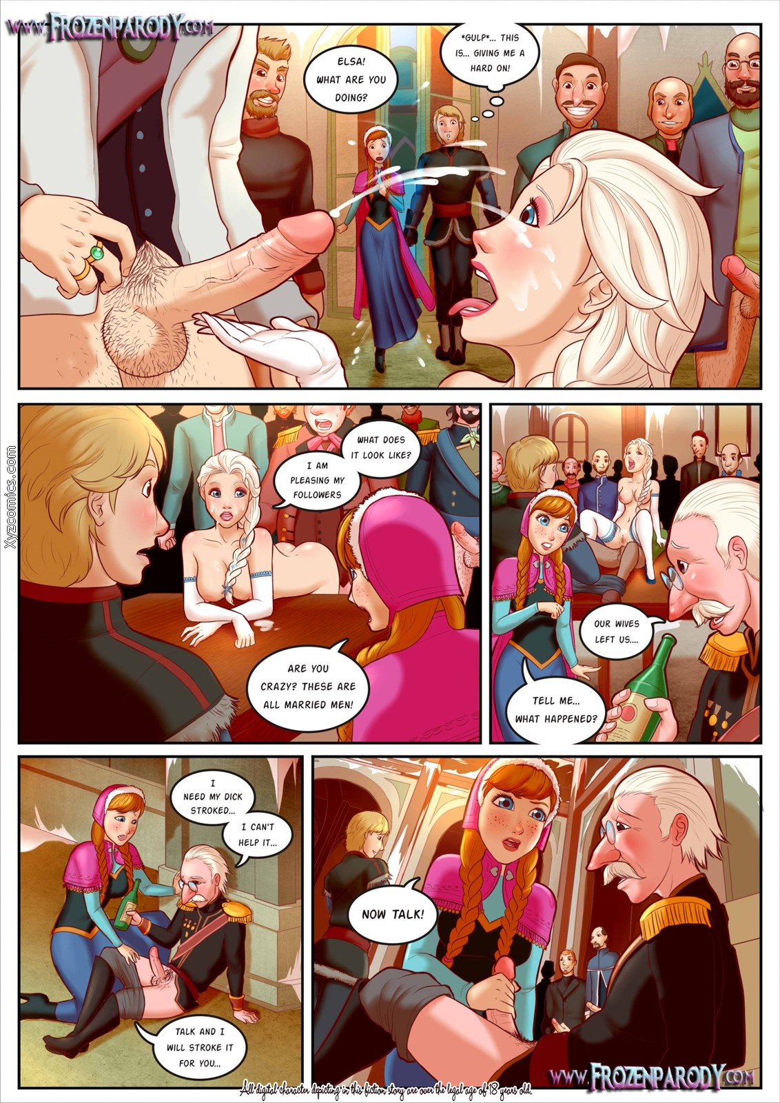 Frozen Parody Ch.1-6 page 4 full