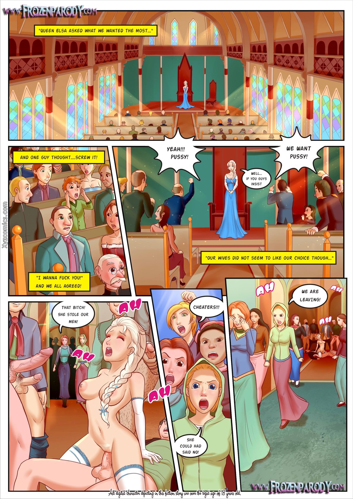 Frozen Parody Ch.1-6 page 5 full