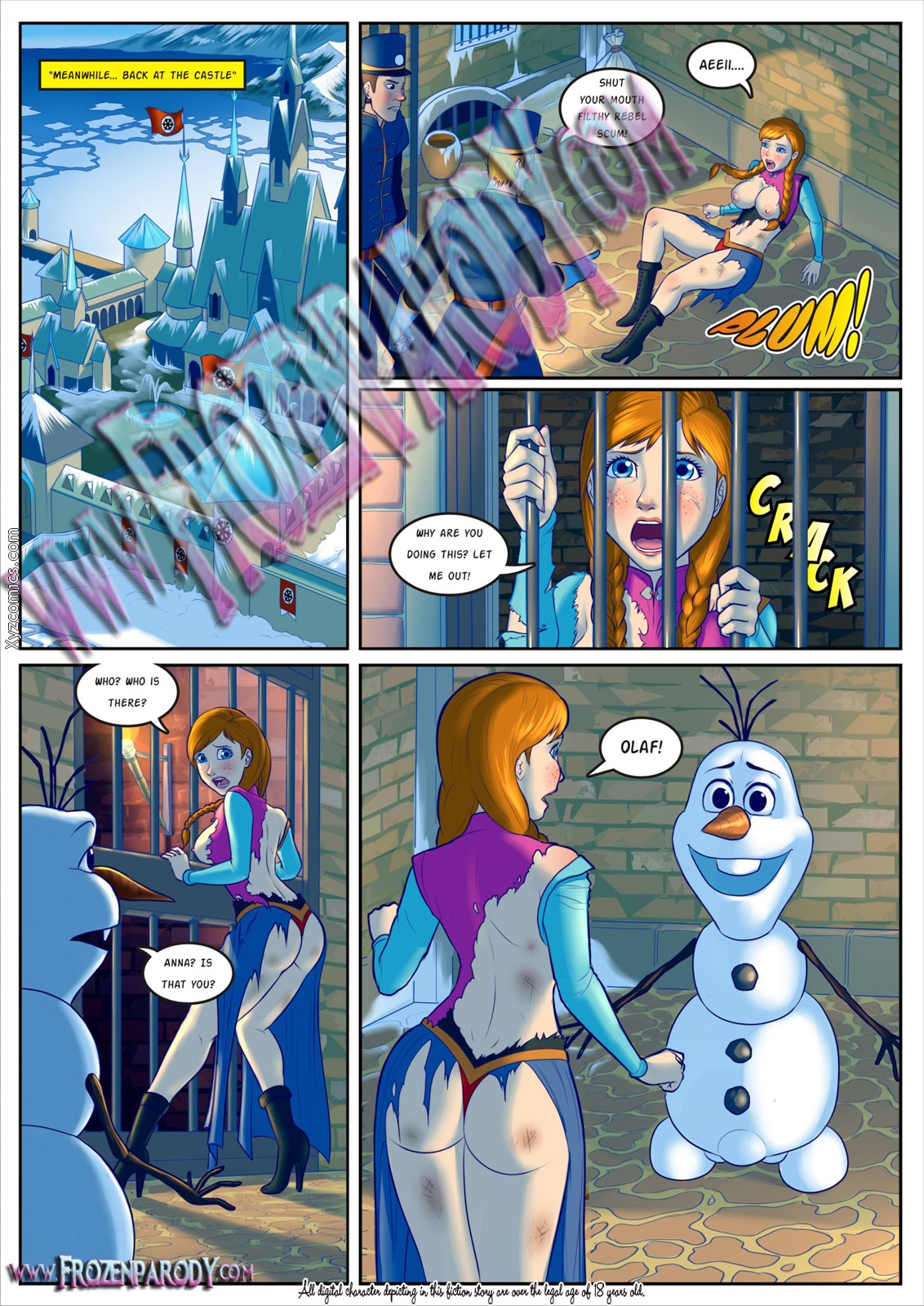 Frozen Parody Ch.1-6 page 9 full