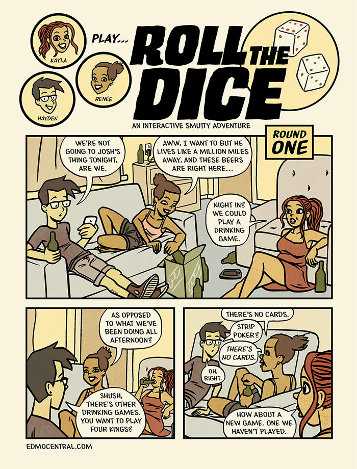Roll the Dice: An Interactive Smutty Adventure page 1 full