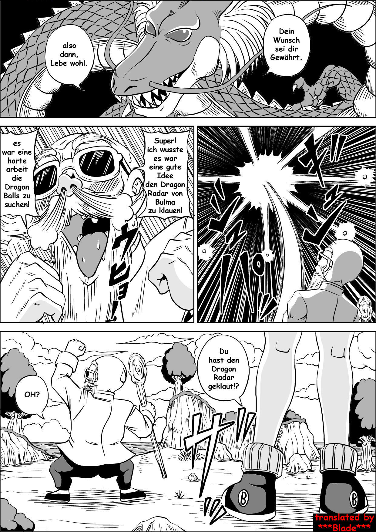 Kame Sennin no Yabou | Muten Roshi´s Ehrgeiz page 8 full